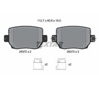 TEXTAR 2637201 Brake pad set