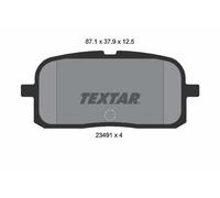 Textar Brake Pads 2349101 – Genuine OE Rear Full Set of 4 for Toyota