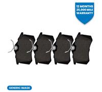 Quinton Hazell Brake Pad Set - 4 OEM Quality Direct Fit Replacement Brake Pads for Single Axle - Rear - BP1420