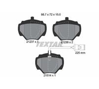 Rear Brake Pad Set For Disc Fits Land Rover Discovery Range Rover TEXTAR 2123701