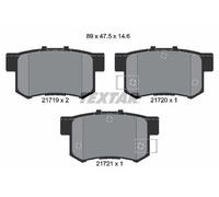 Textar Car Brake Pad Rear Acoustic Wear Warning For Acura 2171901
