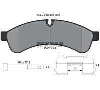 Textar 2923101 Disc Brake Pad Set Fits Iveco