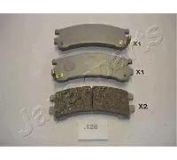 Rear Brake Pad Set JAPANPARTS PP-128AF