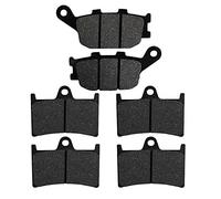 Rear Brake Pad Set, Motorcycle Brake Pad Compatible with Ya-ma-ha Yzfr1 YZF R1 2004 2005 2006 Motorcycle Front and Rear Brake Pad (Color : FrontRear)
