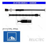 Warning Contact, brake pad wear for BMW ATE 24.8190-0028.2
