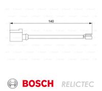 ✅Fits BOSCH 1 987 474 566 BRAKE. PADS SENSOR /R/ TOUAREG 10- ⭐UK Seller⭐