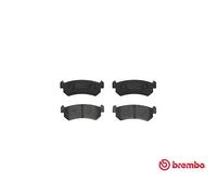 Rear Brake Pads Brembo P10001 Daewoo Nubira 1.6 16V 78 kW 1997