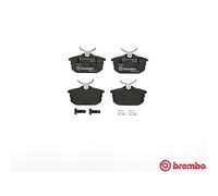 Brembo Brake Pads Rear W/ Brake Caliper Screws For Mitsubishi Proton Smart Volvo