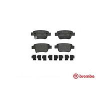Rear Brake Pads BREMBO P83047 Toyota Corolla Verso 2.0 D-4D 85 2008