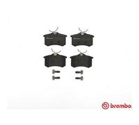 Rear Brake Pads Brembo P85017 Renault Megane II CC 1.5 DCI 78 KW 2006