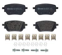 P50151 Rear Brake Pad Set 4x Pads Not Prepared For Wear Indicator Braking Brembo
