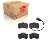 Brake Pads Set fits VW POLO 9N, Mk4 1.4 Rear 01 to 12 JZW698451F 6Q0698451 Febi