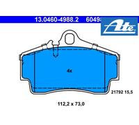 REAR BRAKE PADS SET 13.0460-4988.2 ATE I