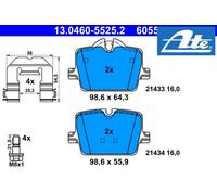 ATE 13.0460-5525.2 Brake pad set
