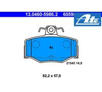 REAR BRAKE PADS SET 13.0460-5986.2 ATE I