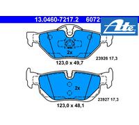 REAR BRAKE PADS SET 13.0460-7217.2 ATE I