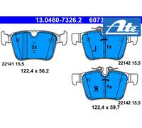 REAR BRAKE PADS SET 13.0460-7326.2 ATE I