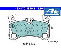 Brake pads 13.0470-4850.2 ATE for AUDI VW PORSCHE