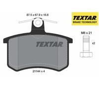 REAR BRAKE PADS SET 2114401 TEXTAR I
