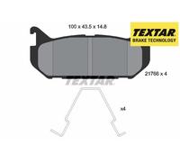 REAR BRAKE PADS SET 2176603 TEXTAR I