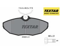 REAR BRAKE PADS SET 2342401 TEXTAR I