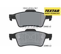 REAR BRAKE PADS SET 2348202 TEXTAR I