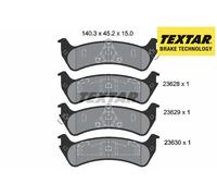 REAR BRAKE PADS SET 2362701 TEXTAR I