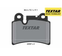 REAR BRAKE PADS SET 2409701 TEXTAR I
