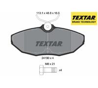 REAR BRAKE PADS SET 2419001 TEXTAR I