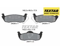 REAR BRAKE PADS SET 2425801 TEXTAR I