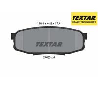 REAR BRAKE PADS SET 2465301 TEXTAR I