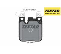 REAR BRAKE PADS SET 2502902 TEXTAR I