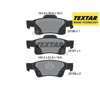 REAR BRAKE PADS SET 2519601 TEXTAR I