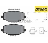 REAR BRAKE PADS SET 2537601 TEXTAR I