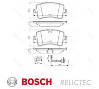Rear Brake Pads Set Audi:A8 4H0698451A 4H0698451D 4H0698451C 4H0698451A