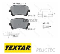 Rear Brake Pads Set Audi:Q3 8U0698451D 8U0698451E