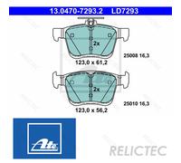 Rear Brake Pads Set Audi Seat VW Skoda:A3,GOLF VII 7,LEON ST,SC,TT,ATECA