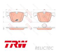Rear Brake Pads Set BMW Bentley Rolls-Royce:E60,E61,E65 E66 E67,E71 E72,E70