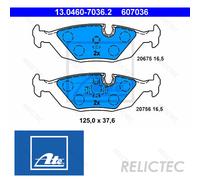 Brake Pad Set, disc brake ATE 13.0460-7036.2 for BMW 3 (E30) 1.6 1988-1991