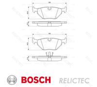 Rear Brake Pads Set BMW:E34,E36,E30,E32,5,3,7,Z3,Z1 34211158221 34211157044