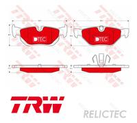 Rear Brake Pads Set BMW:E90,E91,E92,E84,E87,E81,E88,E93,E82,F30,F35,3,1,X1