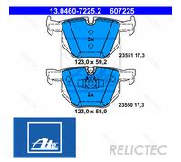 Rear Brake Pads Set BMW:E91,E90,E92,E93,E84,3,X1 34216769105 34216791938