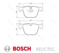 Rear Brake Pads Set BMW:F15,F16,E71 E72,F85,F16 F86,F86,E70,X5,X6 34216794879