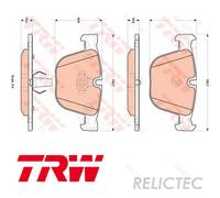 Rear Brake Pads Set BMW:F15,F16,E71 E72,F85,F16 F86,F86,E70,X5,X6 34216794879
