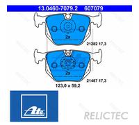 Rear Brake Pads Set BMW Land Rover:E46,E83,E38,E53,L322,E86,E52,E85,E39,3,X3,7