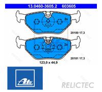 Rear Brake Pads Set BMW Saab Rover MG:E46,E36,YS3E,RJ,E85,E86,3,9-5,75,Z3,Z4
