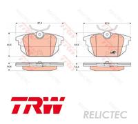 Rear Brake Pads Set Fiat Alfa Romeo Lancia:PUNTO,DEDRA,MAREA,SPIDER,145,146