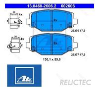 ATE 13.0460-2606.2 Brake pad set