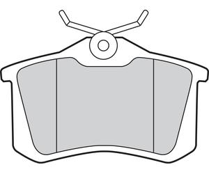 Rear Brake Pads Set Fits For Peugeot 308 CC (4B_) 09- (301463) OEM Valeo