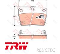 Rear Brake Pads Set for Chery Toyota:RAV 4 II 2,4 I 1 T113AH3502080 T11BJ3501080